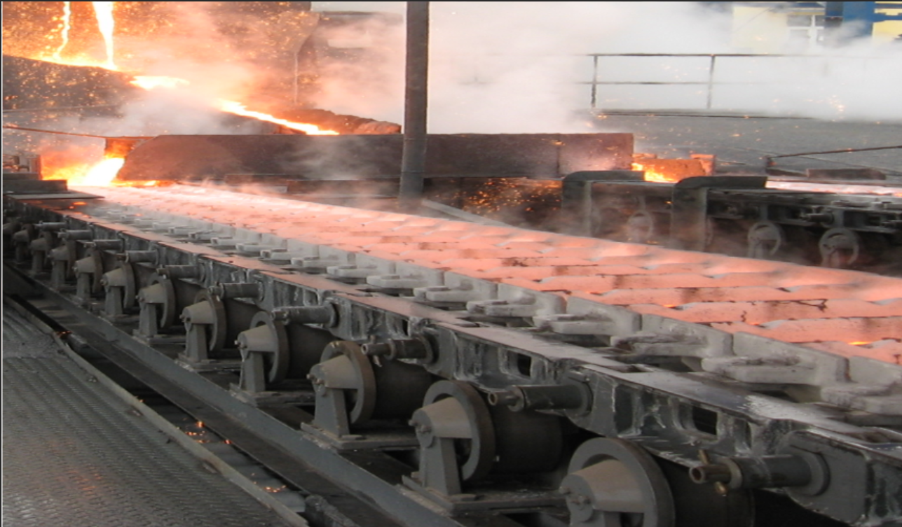 Sistema de Lingotamento de Ferro Fundido (Lingotador)